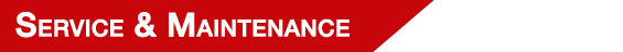 Service and
            maintenance